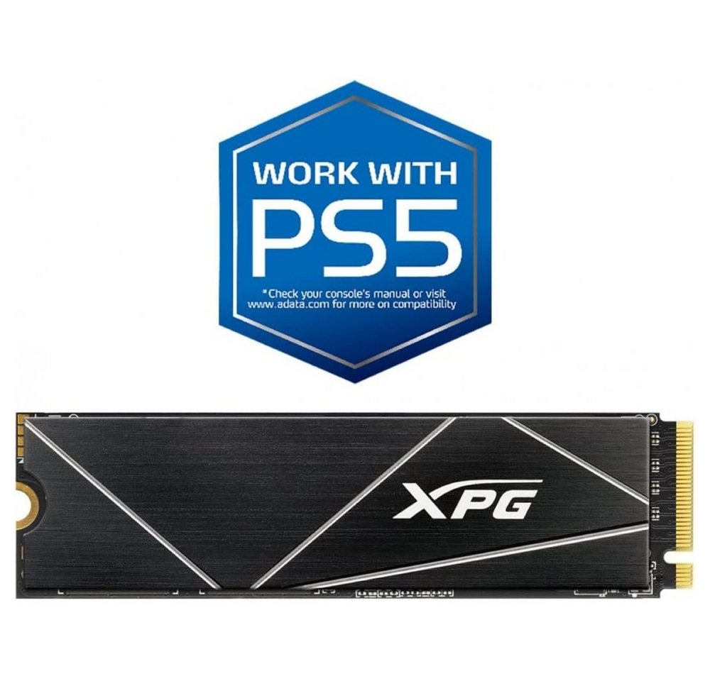 ADATA XPG GAMMIX S70 BLADE 512 GB SSD - Interne Festplatte - grau Speicherkarte (512 GB GB) von ADATA
