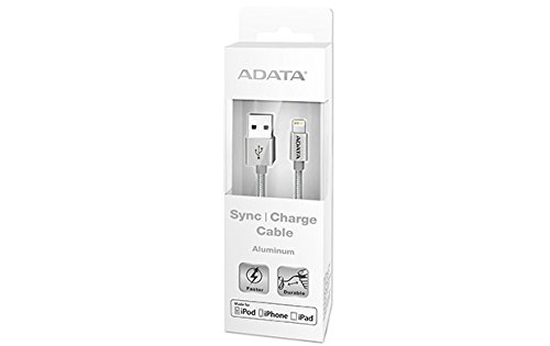 Adata AMFIAL-100CMK-CSV USB Ladekabel Silber von ADATA