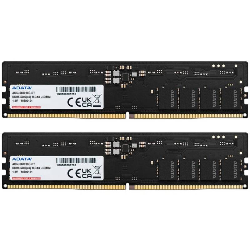 DIMM 32 GB DDR5-5600 (2x 16 GB) Dual-Kit, Arbeitsspeicher von ADATA