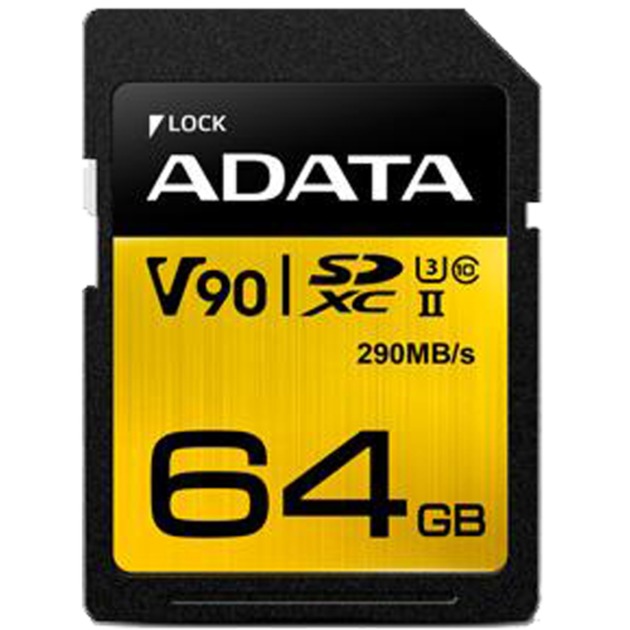 Premier One 64 GB SDXC, Speicherkarte von ADATA