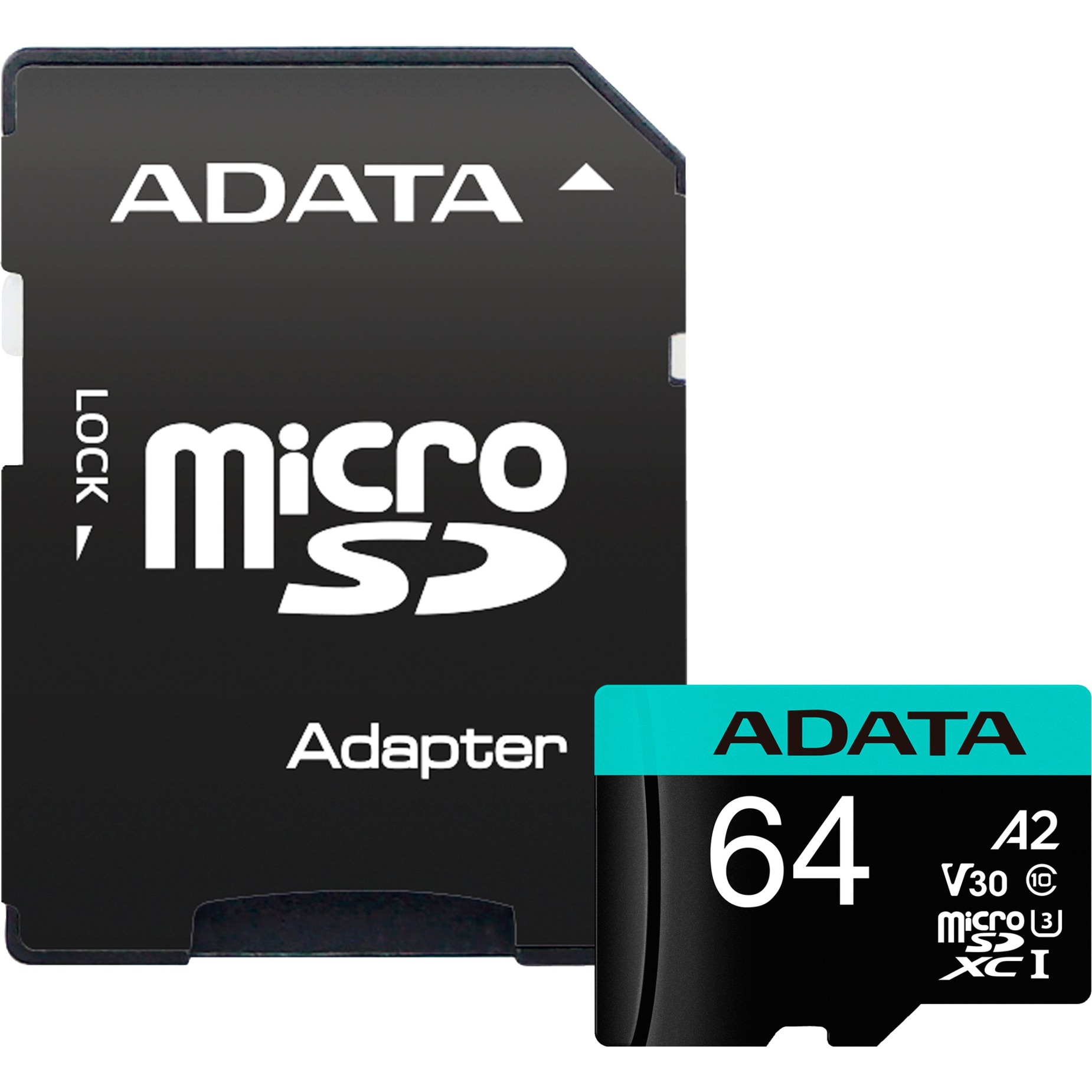 Premier Pro 64 GB microSDXC, Speicherkarte von ADATA