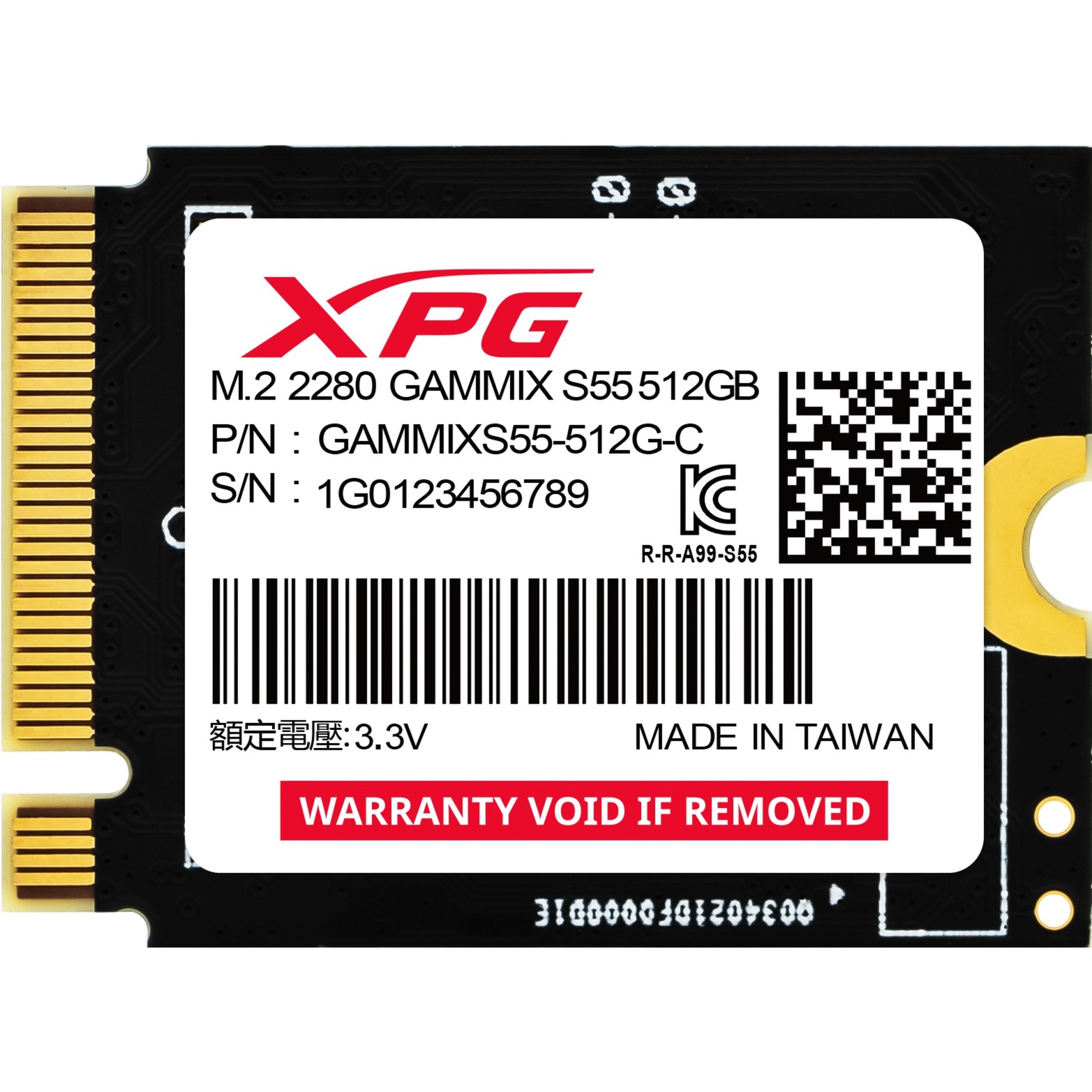 XPG GAMMIX S55 512 GB, SSD von ADATA