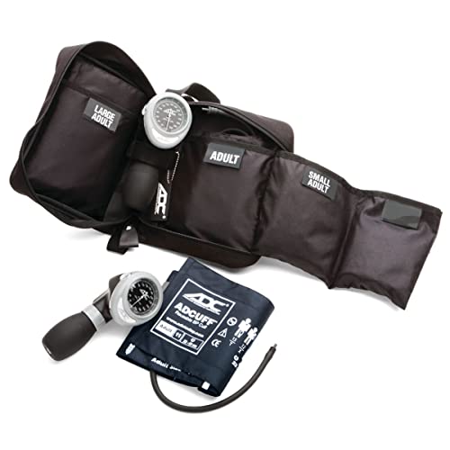 ADC Diagnostix Multikuf 731 – ADC-Notfallmedizin-Set mit 3 Manschetten, professionelles handgehaltenes Aneroid-Blutdruckmessgerät, marineblau ADC Diagnostix Multikuf 731 – ADC-Notfallmedizin-Set mit 3 Manschetten, professionelles handgehaltenes Aneroid-Blutdruckmessgerät, marineblau von ADC