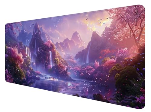 Gaming Mauspad XXL 800 x 300 mm, See Mauspad Groß mit Vernähten Kanten, Gaming Mousepad Lila mit Verbessert Präzision und Geschwindigkeit, Gaming Mousepad XXL Wasserdicht für Gaming, Büro, Zuhause B-2 Gaming Mauspad XXL 800 x 300 mm, See Mauspad Groß mit Vernähten Kanten, Gaming Mousepad Lila mit Verbessert Präzision und Geschwindigkeit, Gaming Mousepad XXL Wasserdicht für Gaming, Büro, Zuhause B-2 von ADCCAT