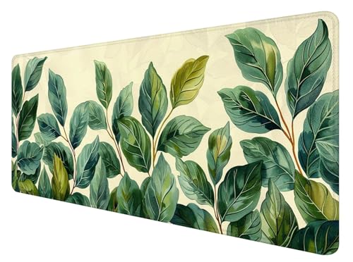 Mauspad XXL, 1000x500mm Gaming Mauspad Cremefarben, XXL Mousepad Groß mit rutschfeste Gummibasis, Mauspad Grün Wasserdicht & rutschfest, Großer Erweiterter Schreibtischunterlage für Home Office I-4 Mauspad XXL, 1000x500mm Gaming Mauspad Cremefarben, XXL Mousepad Groß mit rutschfeste Gummibasis, Mauspad Grün Wasserdicht & rutschfest, Großer Erweiterter Schreibtischunterlage für Home Office I-4 von ADCCAT