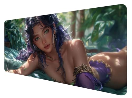 Mauspad XXL, 1000x500mm Gaming Mauspad Karikatur, XXL Mousepad Groß mit rutschfeste Gummibasis, Mauspad Sexy Wasserdicht & rutschfest, Großer Erweiterter Schreibtischunterlage für Home Office C-1 Mauspad XXL, 1000x500mm Gaming Mauspad Karikatur, XXL Mousepad Groß mit rutschfeste Gummibasis, Mauspad Sexy Wasserdicht & rutschfest, Großer Erweiterter Schreibtischunterlage für Home Office C-1 von ADCCAT