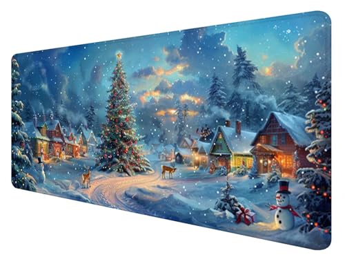 Mauspad XXL, 800x300mm Gaming Mauspad Weihnachten, XXL Mousepad Groß mit rutschfeste Gummibasis, Mauspad Baum Wasserdicht & rutschfest, Großer Erweiterter Schreibtischunterlage für Home Office A-3 Mauspad XXL, 800x300mm Gaming Mauspad Weihnachten, XXL Mousepad Groß mit rutschfeste Gummibasis, Mauspad Baum Wasserdicht & rutschfest, Großer Erweiterter Schreibtischunterlage für Home Office A-3 von ADCCAT