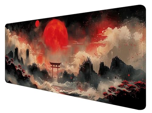 Mauspad XXL, 800x400mm Gaming Mauspad Schwarz, XXL Mousepad Groß mit Rutschfeste Gummibasis, Mauspad Japan Wasserdicht & rutschfest, Großer Erweiterter Schreibtischunterlage für Home Office Dekor Q-9 Mauspad XXL, 800x400mm Gaming Mauspad Schwarz, XXL Mousepad Groß mit Rutschfeste Gummibasis, Mauspad Japan Wasserdicht & rutschfest, Großer Erweiterter Schreibtischunterlage für Home Office Dekor Q-9 von ADCCAT