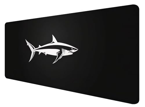 Mauspad XXL, 900x400mm Gaming Mauspad Schwarz, XXL Mousepad Groß mit Rutschfeste Gummibasis, Mauspad Hai Wasserdicht & rutschfest, Großer Erweiterter Schreibtischunterlage für Home Office Dekor O-8 Mauspad XXL, 900x400mm Gaming Mauspad Schwarz, XXL Mousepad Groß mit Rutschfeste Gummibasis, Mauspad Hai Wasserdicht & rutschfest, Großer Erweiterter Schreibtischunterlage für Home Office Dekor O-8 von ADCCAT
