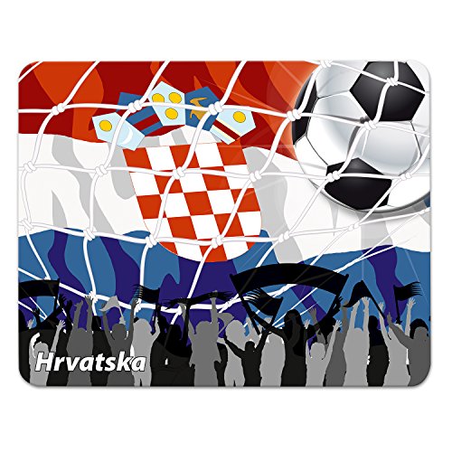 Addies Mousepad / Mauspad WM KROATIEN / CROATIA. schönes Mauspad Motiv in edler Geschenk-Verpackung mit Kautschuk Untermaterial, 240x190mm Addies Mousepad / Mauspad WM KROATIEN / CROATIA. schönes Mauspad Motiv in edler Geschenk-Verpackung mit Kautschuk Untermaterial, 240x190mm von ADDIES