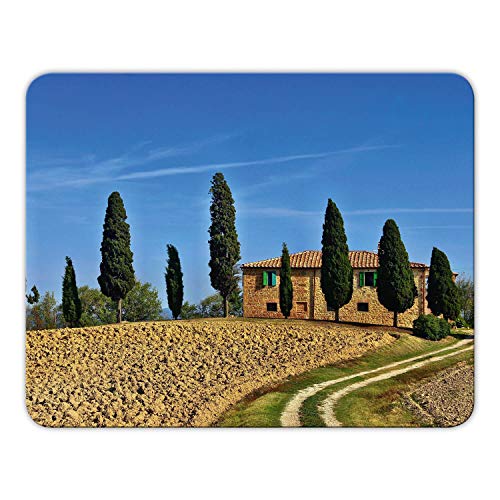 Addies Mousepad „ITALIEN“ schönes Mauspad in feiner Cellophan Geschenk-Verpackung mit Kautschuk Untermaterial, 24x19cm - Motiv23 von ADDIES