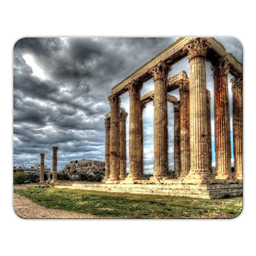 Addies Mousepad 'Akropolis' schönes Mauspad in feiner Cellophan Geschenk-Verpackung mit Kautschuk Untermaterial - MP02 Addies Mousepad 'Akropolis' schönes Mauspad in feiner Cellophan Geschenk-Verpackung mit Kautschuk Untermaterial - MP02 von ADDIES