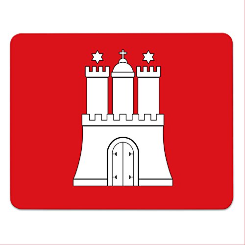 Addies Mousepad Hamburg - schönes Mauspad Motiv in edler Geschenk-Verpackung mit Kautschuk Untermaterial, 240x190mm - Bundesländer Addies Mousepad Hamburg - schönes Mauspad Motiv in edler Geschenk-Verpackung mit Kautschuk Untermaterial, 240x190mm - Bundesländer von ADDIES