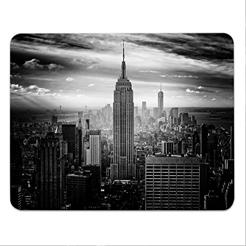 Addies Mousepad NEW YORK, schönes Mauspad Motiv in feiner Cellophan Geschenk-Verpackung mit Kautschuk Untermaterial, 240x190mm - Motiv-04 Addies Mousepad NEW YORK, schönes Mauspad Motiv in feiner Cellophan Geschenk-Verpackung mit Kautschuk Untermaterial, 240x190mm - Motiv-04 von ADDIES