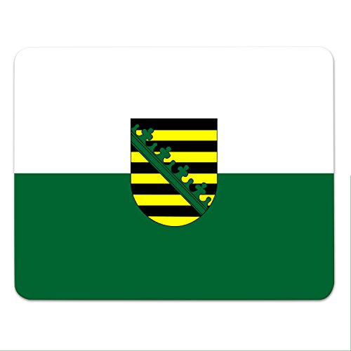 Addies Mousepad SACHSEN - schönes Mauspad Motiv in edler Geschenk-Verpackung mit Kautschuk Untermaterial, 240x190mm - Bundesländer von ADDIES