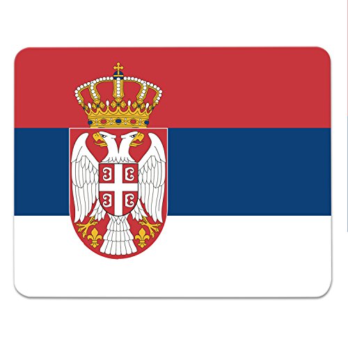 Addies Mousepad Serbien Landesflagge - Fahne - Serbia - Republika Srbija von ADDIES