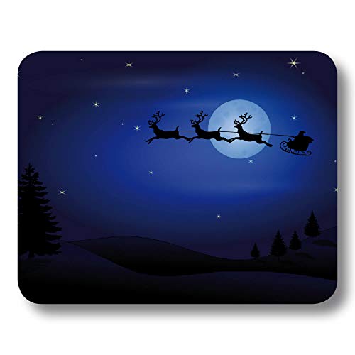 Addies Mousepad Weihnachten „Weihnachtsschlitten“, schönes Mauspad Motiv in feiner Cellophan Geschenk-Verpackung mit Kautschuk Untermaterial, 240x190mm Addies Mousepad Weihnachten „Weihnachtsschlitten“, schönes Mauspad Motiv in feiner Cellophan Geschenk-Verpackung mit Kautschuk Untermaterial, 240x190mm von ADDIES