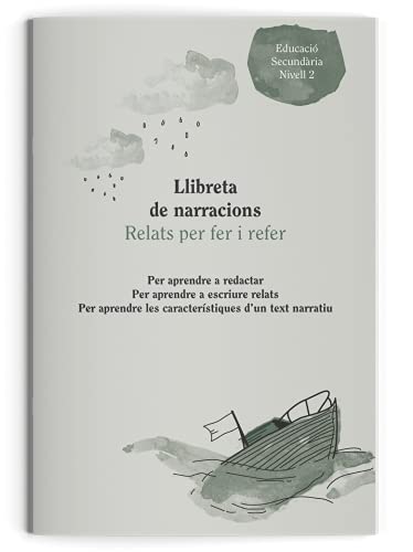 ADDITIO - Notizbuch mit Erzählungen, sekundäre Ebene 2 | Größe 19,5 x 28,5 cm | Ökologisches Papier | Katalanisch | Grauer Einband von ADDITIO