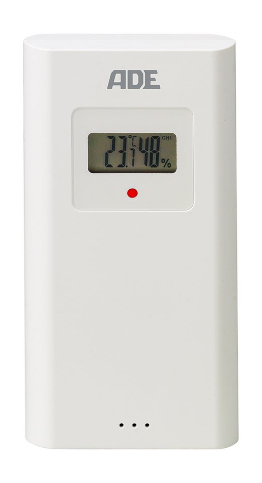 ADE Ersatzaußensensoren für ADE Wetterstationen Außenwetterstation (Funk-Außensensor für verschiedene ADE Funk-Wetterstationen) von ADE
