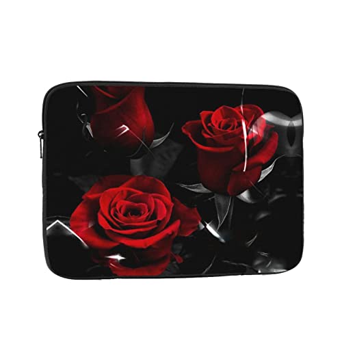 Rote Rose Laptophülle-tragbare wasserdichte Laptoptasche Tasche 10-17 Zoll Laptophüllen von ADFSHIDS