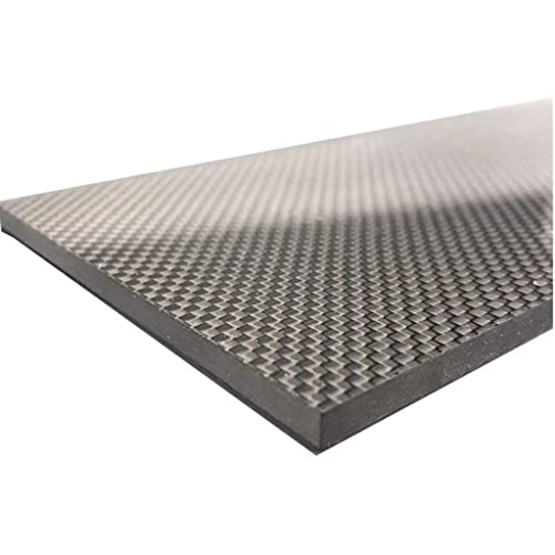 Kohlefaserplatte* Köperbindung-Kohlefaserplatte/-blatt, 400 x 500 mm, 3K reine Kohlefaserplatte, hochfeste Leinwandbindung-Kohlefaserplatte, for Luftfahrt-Modellflugzeuge, Kohlefaserplatte, 1 Stück (1 von ADFVGG