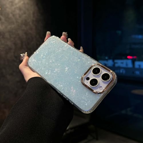 ADKOT Bling Shell Pattern Kunststoff-Stoßstangenhülle für iPhone 16 15 14 13 12 11 Pro Max Plus Beschichtung Linsenrahmenabdeckung, Blau, Für iPhone 14 Plus ADKOT Bling Shell Pattern Kunststoff-Stoßstangenhülle für iPhone 16 15 14 13 12 11 Pro Max Plus Beschichtung Linsenrahmenabdeckung, Blau, Für iPhone 14 Plus von ADKOT