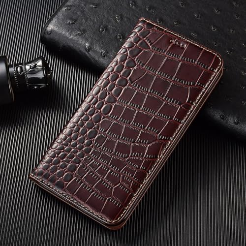 ADKOT Krokodil-Echtleder-Klapphülle für iPhone 7 8 Plus X XS XR 11 12 13 14 15 Pro Mini SE 2020 Max Phone Wallet Cover Cases, Kaffee, für iPhone 13 ADKOT Krokodil-Echtleder-Klapphülle für iPhone 7 8 Plus X XS XR 11 12 13 14 15 Pro Mini SE 2020 Max Phone Wallet Cover Cases, Kaffee, für iPhone 13 von ADKOT