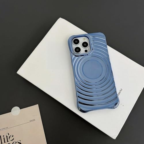 ADKOT Magnetische Hülle mit 3D-Wasserwellenmuster für iPhone 16 15 14 13 Plus 12 11 Pro Max, kabellose Ladeplattierung, Stoßstangenabdeckung, blau, für iPhone 16 Pro ADKOT Magnetische Hülle mit 3D-Wasserwellenmuster für iPhone 16 15 14 13 Plus 12 11 Pro Max, kabellose Ladeplattierung, Stoßstangenabdeckung, blau, für iPhone 16 Pro von ADKOT