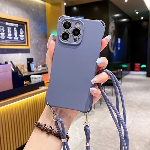 ADKOT Weiche Handyhülle aus flüssigem Silikon für iPhone 15 Pro Max für iPhone 14 13 12 11 Pro Max X XS Max XR 8 7 Plus Lanyard Cord Back Cover, Blau, Für iPhone8 7Plus ADKOT Weiche Handyhülle aus flüssigem Silikon für iPhone 15 Pro Max für iPhone 14 13 12 11 Pro Max X XS Max XR 8 7 Plus Lanyard Cord Back Cover, Blau, Für iPhone8 7Plus von ADKOT