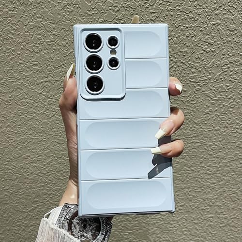 Luxuriöse, Matte, weiche Silikonhülle mit 3D-Streifen für Samsung S24 S23 S22 S21 Ultra Plus A73 A55 A54 A53 A35 A33 Rückseite, blau, für Galaxy S22 Luxuriöse, Matte, weiche Silikonhülle mit 3D-Streifen für Samsung S24 S23 S22 S21 Ultra Plus A73 A55 A54 A53 A35 A33 Rückseite, blau, für Galaxy S22 von ADKOT