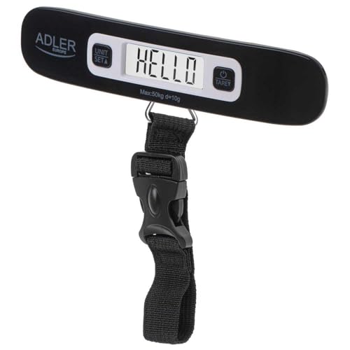 ADLER Kofferwaage, 50kg Maximallast, Hohe Präzision 10g ADLER Kofferwaage, 50kg Maximallast, Hohe Präzision 10g von ADLER