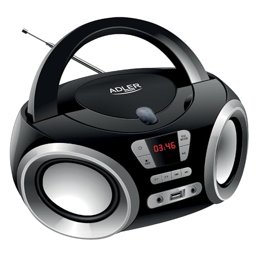 Adler AD 1181 CD Player Portable CD Player Black Silver von ADLER