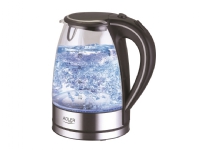 Adler AD 1225, 1,7 l, 2000 W, Schwarz, Edelstahl, Transparent, Kunststoff, Wasserstandsanzeige, Drahtlos Adler AD 1225, 1,7 l, 2000 W, Schwarz, Edelstahl, Transparent, Kunststoff, Wasserstandsanzeige, Drahtlos von ADLER