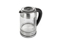 Adler AD 1247 NEW, 1,7 l, 2200 W, Haselnuss, Edelstahl, Transparent, Glas, Wasserstandsanzeige, Überhitzungsschutz von ADLER