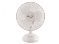 Adler AD 7302, Haushalts-Lamellenlüfter, Weiß, Flur, Tisch, 56 dB, 23 cm, 840 m³/h von ADLER