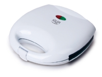 Adler Sandwichmaker AD 301 750 W, Anzahl der Platten 1, Anzahl des Gebäcks 2, Weiß Adler Sandwichmaker AD 301 750 W, Anzahl der Platten 1, Anzahl des Gebäcks 2, Weiß von ADLER