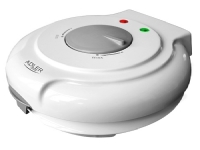 Adler Waffeleisen AD 3038 1500 W, Anzahl der Teiglinge 1, Eiszapfen, Weiß Adler Waffeleisen AD 3038 1500 W, Anzahl der Teiglinge 1, Eiszapfen, Weiß von ADLER