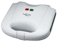 Adler Waffeleisen AD 311 700 W, Anzahl der Teiglinge 2, Belgien, Weiß Adler Waffeleisen AD 311 700 W, Anzahl der Teiglinge 2, Belgien, Weiß von ADLER