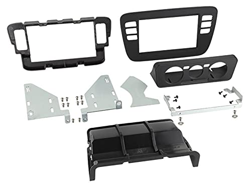 ACV Einbaurahmen Set für Doppel DIN Autoradio in VW Up/Seat MII/Skoda Citigo - schwarz von ADNAuto