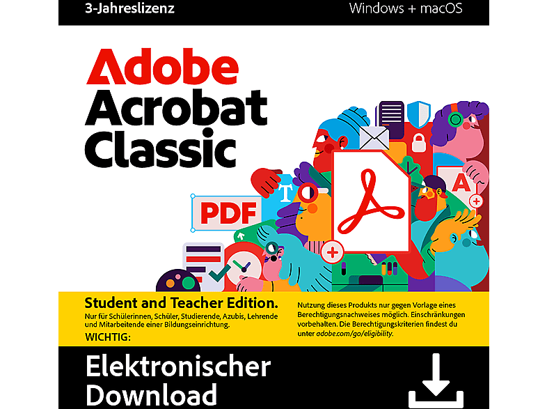 ACROBAT CLASSIC STE 3Y - [PC/MAC] von ADOBE