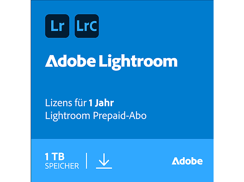 Adobe Lightroom Creative Cloud inkl. Classic - 1 Jahr Subscription [Multiplattform] von ADOBE