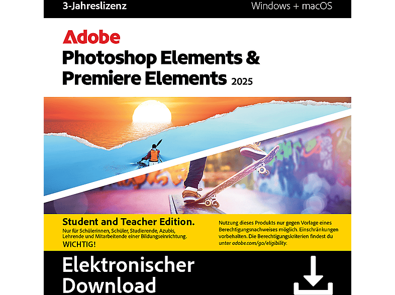 PHSP & PREM ELEMENTS 2025 STE 3Y - [PC/MAC] von ADOBE