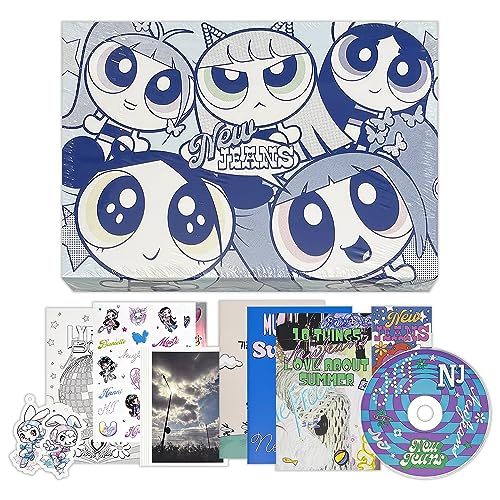 NewJeans - 2nd EP [Get Up] (THE POWEPUFF GIRLS X NJ Box ver. - A Ver.) Outbox + Photobook (A+B+C) + Lyric Book + Photocards + Sticker + CD + Postcards + Bookmarks + 3 Extra Photocards von HIJJPS