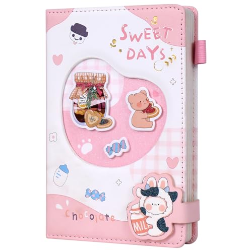 ADOUNOTES Niedliches Tagebuch, Notizbuch, Kawaii-Tagebuch, Notizbuch, Sweet Days-Serie, PU-Ledereinband, Tagebuch, Notizbuch mit magnetischer Schnalle, 224 Seiten ADOUNOTES Niedliches Tagebuch, Notizbuch, Kawaii-Tagebuch, Notizbuch, Sweet Days-Serie, PU-Ledereinband, Tagebuch, Notizbuch mit magnetischer Schnalle, 224 Seiten von ADOUNOTES