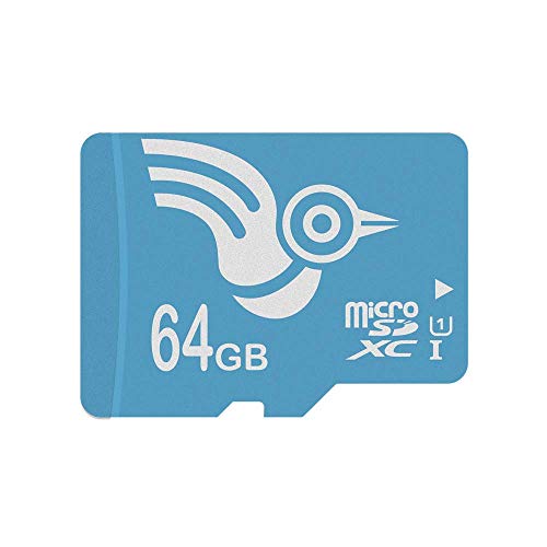 ADROITLARK 64GB Micro SD Karte Class 10 + SD Adapter, microSD Speicherkarten für Tablet,/Smartphone/Dashcam (U1 64 GB) von ADROITLARK