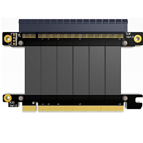 ADT-Link Verlängerungskabel PCI-E X16 auf 16 x 3.0 Stecker auf Buchse, Grafikkarte, Grafikkarte, Computergehäuse, PCI-Express-Verlängerungsband, 128 G/BPS (R33SF, 5 cm) von ADT-Link