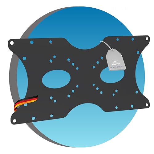 ADVANconnect Vesa Adapter, Adapterplatte Universal 50x50 bis 400x200 mm, Für Monitor, TV, Fernseher, Bildschirm, Halterung, Wandhalterung, Schwarz ADVANconnect Vesa Adapter, Adapterplatte Universal 50x50 bis 400x200 mm, Für Monitor, TV, Fernseher, Bildschirm, Halterung, Wandhalterung, Schwarz von ADVANconnect