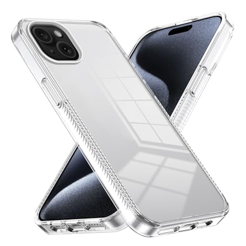 ADVDJBV Phone Fashion Crystal Clear Kompatibel mit iPhone 15 Plus Hülle, Hartes Acryl-PC, ultradünne Schutzhülle für die Rückseite, kratzfest, stoßdämpfend, Weiß ADVDJBV Phone Fashion Crystal Clear Kompatibel mit iPhone 15 Plus Hülle, Hartes Acryl-PC, ultradünne Schutzhülle für die Rückseite, kratzfest, stoßdämpfend, Weiß von ADVDJBV