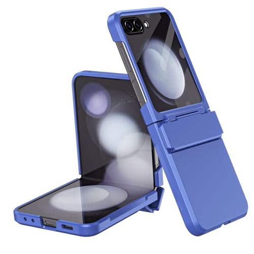 Telefonmode Flip-Holster-Telefonhülle kompatibel mit Samsung Galaxy Z Flip 6 mit Scharnier + Displayschutz + Ständer, robuste, stoßfeste 360-Grad-Vollschutz-Telefonhülle kompatibel mit Z Flip 6 2024 H Telefonmode Flip-Holster-Telefonhülle kompatibel mit Samsung Galaxy Z Flip 6 mit Scharnier + Displayschutz + Ständer, robuste, stoßfeste 360-Grad-Vollschutz-Telefonhülle kompatibel mit Z Flip 6 2024 H von ADVDJBV