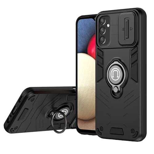 Telefonmode Kompatibel mit Samsung Galaxy A25 5G 161 MM Hülle mit Ständer und Schiebekamera-Abdeckung, stoßfeste Hülle in Militärqualität, robuste Schutzhülle, kompatibel mit Galaxy A25 5G 161 MM Tele Telefonmode Kompatibel mit Samsung Galaxy A25 5G 161 MM Hülle mit Ständer und Schiebekamera-Abdeckung, stoßfeste Hülle in Militärqualität, robuste Schutzhülle, kompatibel mit Galaxy A25 5G 161 MM Tele von ADVDJBV